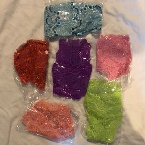 6 lace thongs - bundle only